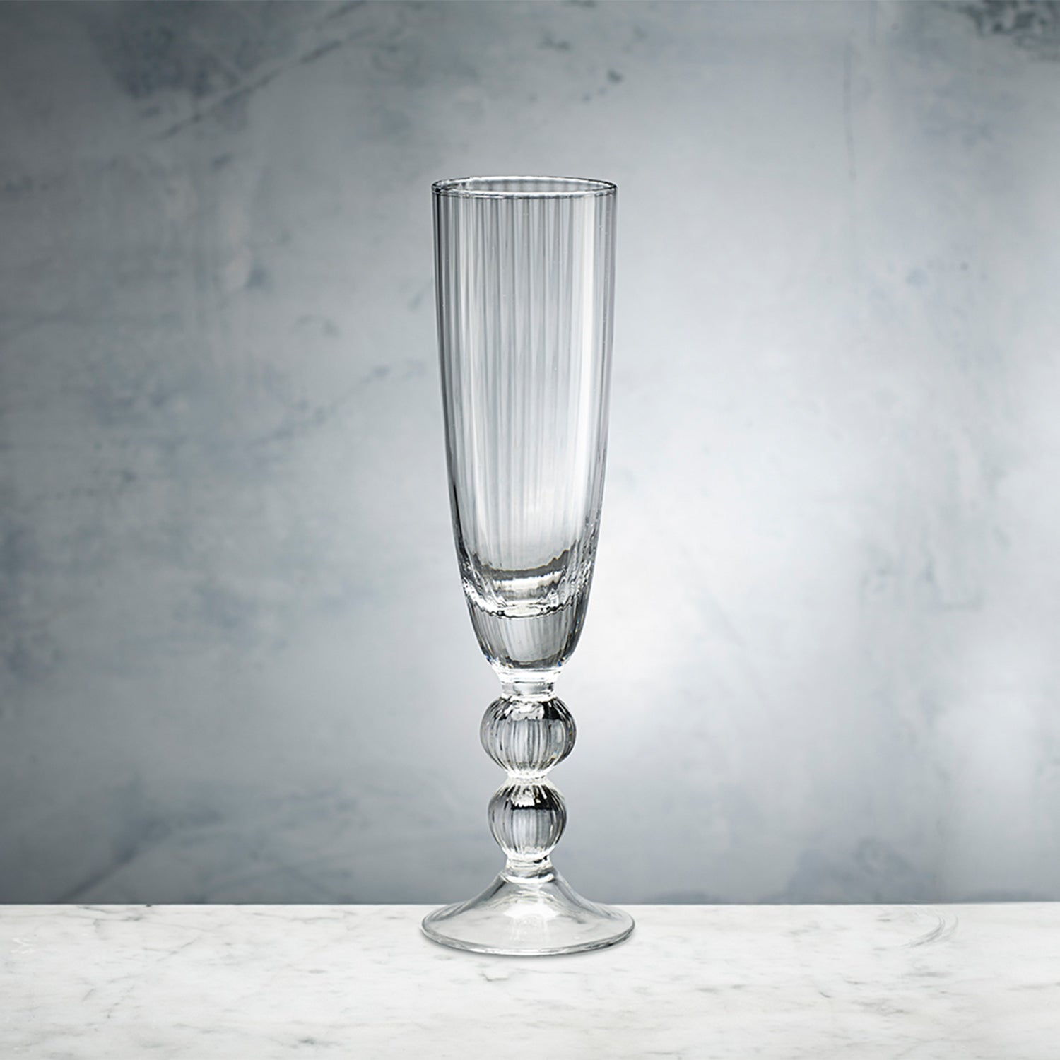 Beatriz Ball Serveware Beatriz Ball GLASS Venice Champagne Flute Set of 4 (Clear)