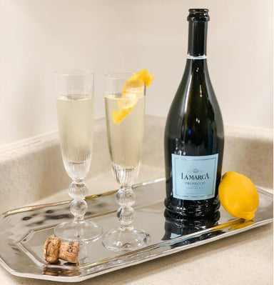 Beatriz Ball Serveware Beatriz Ball GLASS Venice Champagne Flute Set of 4 (Clear)