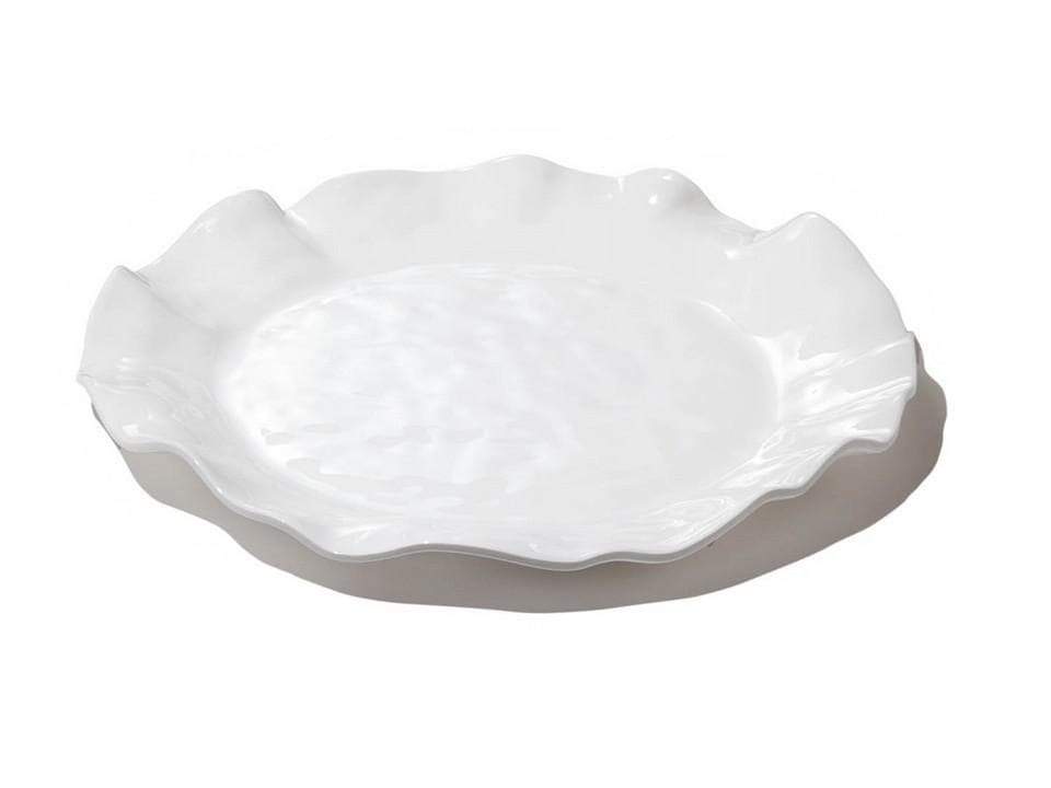Beatriz Ball Vida Melamine Havana Round Platter White