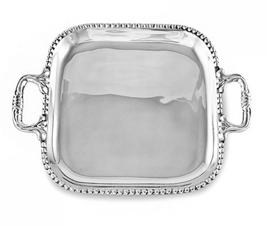 Beatriz Ball Serveware Beatriz Ball Pearl Square. Tray (Md) 6000