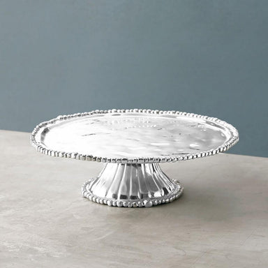 Beatriz Ball Serveware Beatriz Ball Pedestal Organic Pearl Nova Plate (Rnd) 6412