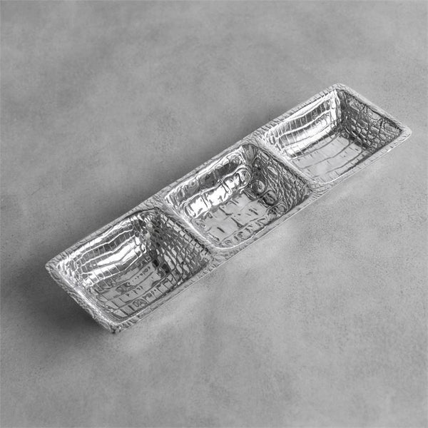 Beatriz Ball Serveware Beatriz Ball Pieles Croc Triple Dip