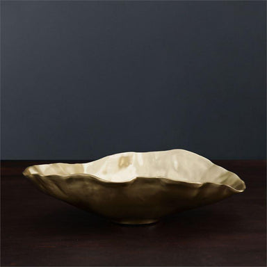 Beatriz Ball Serveware Beatriz Ball Sierra Maia Oval Bowl Gold (lg)