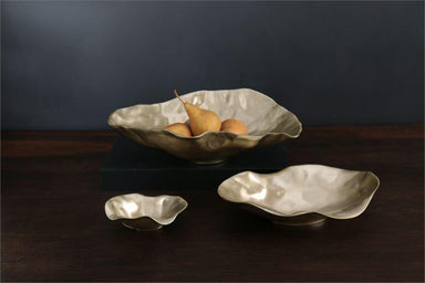 Beatriz Ball Serveware Beatriz Ball Sierra Maia Oval Bowl Gold (lg)