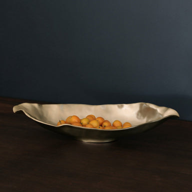 Beatriz Ball Serveware Beatriz Ball SIERRA MODERN Maia Oval Bowl Gold - Medium