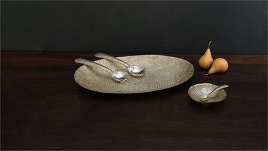 Beatriz Ball Serveware Beatriz Ball Sierra Tela Salad Servers Gold