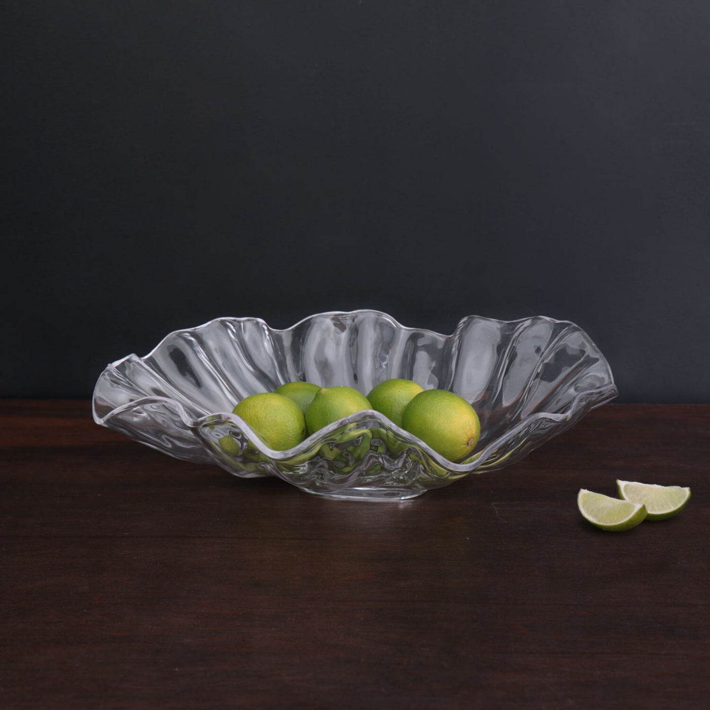 Beatriz Ball Serveware Beatriz Ball VIDA Acrylic Bloom Large Bowl (Clear)