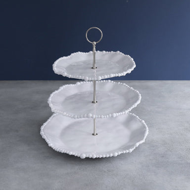 Beatriz Ball Serveware Beatriz Ball VIDA Alegria Triple Tiered Server (White)