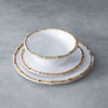 Beatriz Ball Serveware Beatriz Ball VIDA Bamboo 7.5" Cereal Bowl Set of 4 (White and Natural)