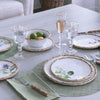 Beatriz Ball Serveware Beatriz Ball VIDA Bamboo Floral Salad Plates Set of 4 (White and Multi)