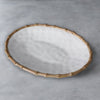 Beatriz Ball Serveware Beatriz Ball VIDA Bamboo Large Oval Platter (White and Natural)