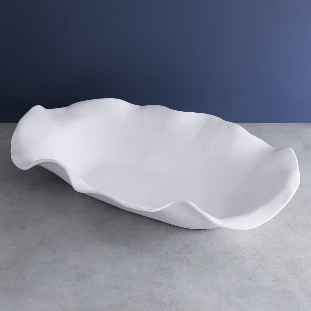 Beatriz Ball Vida Nube Extra Large Oval Centerpiece (White)