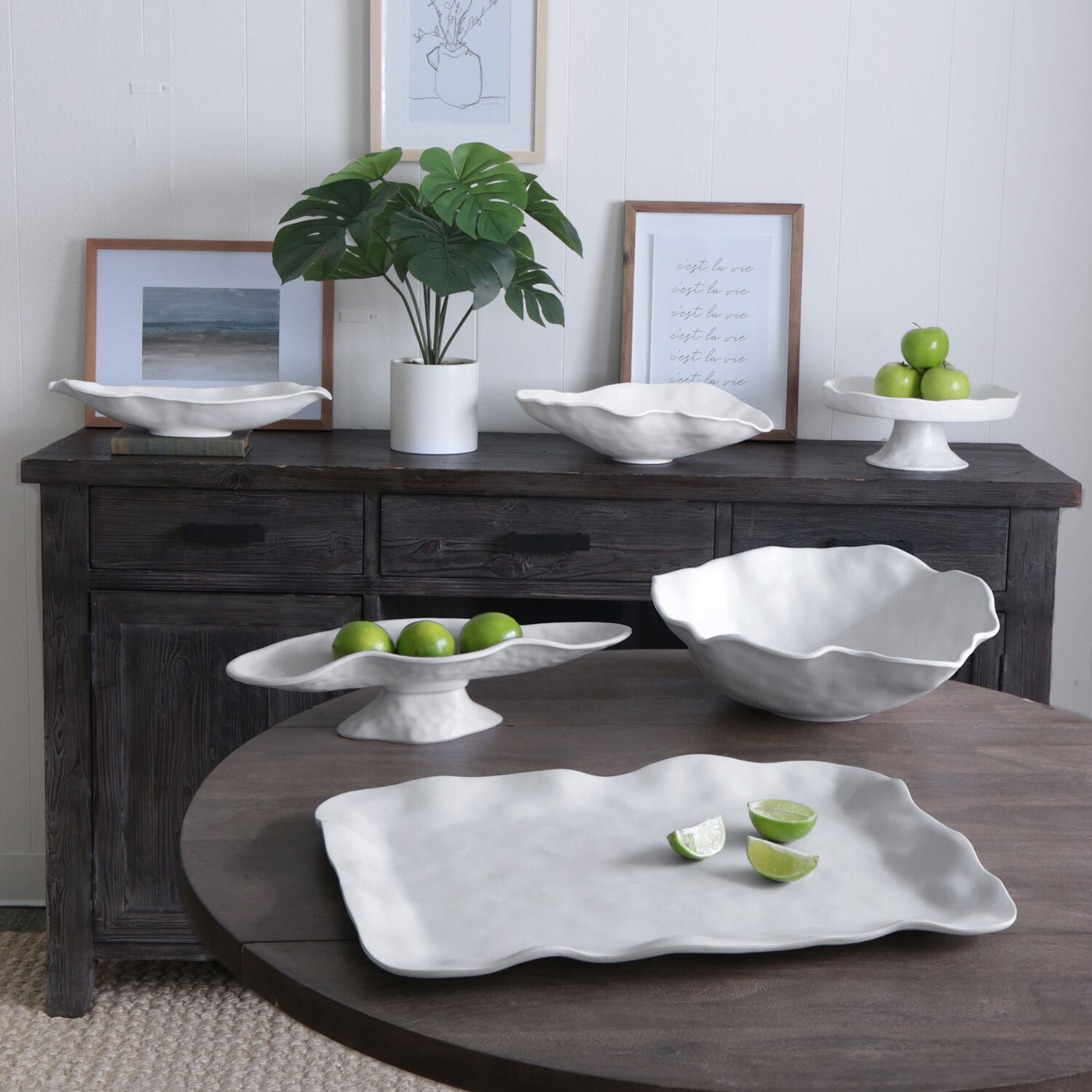 Beatriz Ball Serveware Beatriz Ball VIDA Nube Large Oval Bowl (White)