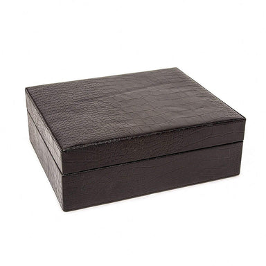 Brouk & Co Giftware Black Croc Cigar Humidor