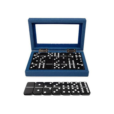 Brouk & Co Giftware Blue Onyx Domino Set