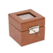 Brouk & Co Giftware Brown Watch Box 2-Slot