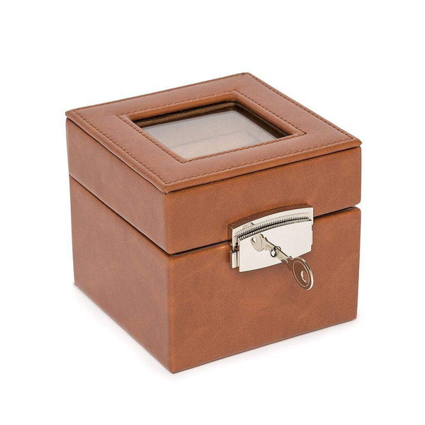 Brouk & Co Giftware Brown Watch Box 2-Slot