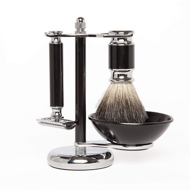 Brouk & Co Giftware Colonel Clean Shave Set, Black