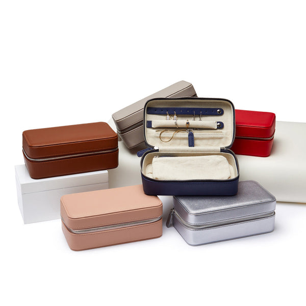Brouk & Co Giftware Luna Medium Travel Jewelry Case (Brown)