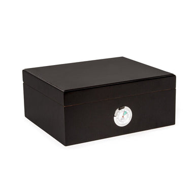Brouk & Co Giftware Matte Ebony Cigar Humidor Gift Set