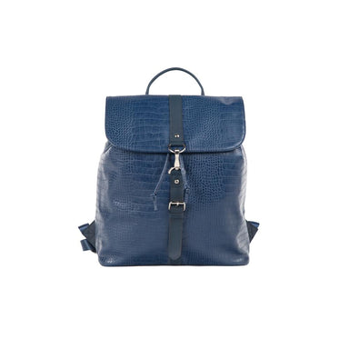 Brouk & Co Handbags Melbourne Croco Backpack, Blue