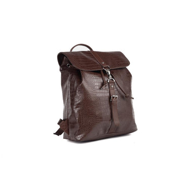 Brouk & Co Handbags Melbourne Croco Backpack, Brown