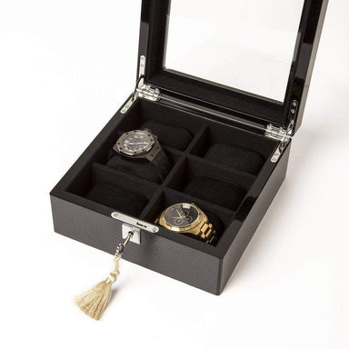 Brouk & Co Giftware The Carbon Fiber 6-slot Watch Box