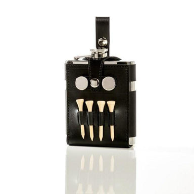 Brouk & Co Giftware The Teed Up Flask, Black