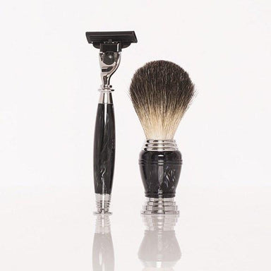 Brouk & Co Giftware Truman Shave Set, Black