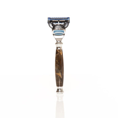 Brouk & Co Giftware Winston Razor Handle, Brown