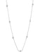 Crislu Jewelry CRISLU Bezel 16" Necklace Finished in Pure Platinum