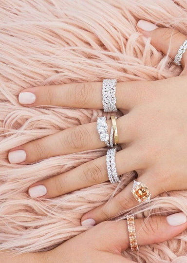 Crislu Jewelry CRISLU Brilliant Eternity Band 3 mm - Size 7