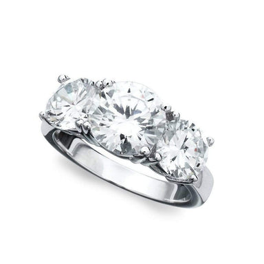Crislu Jewelry CRISLU Classic 3 Stone Ring - Size 8
