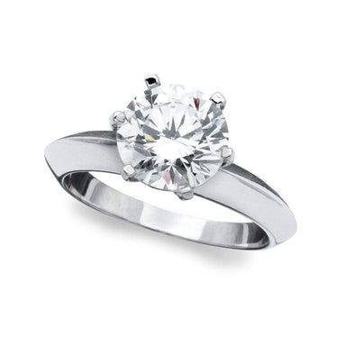 Crislu Jewelry CRISLU Classic Brilliant Solitaire Ring - Size 7