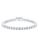 Crislu Jewelry CRISLU Classic Large Brilliant Tennis Bracelet Finished in Pure Platinum - Size 6.5