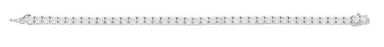 Crislu Jewelry CRISLU Classic Large Brilliant Tennis Bracelet Finished in Pure Platinum - Size 6.5