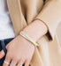Crislu Jewelry CRISLU Classic Large Princess Tennis Bracelet Finished in Pure Platinum - Size 7
