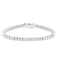 Crislu Jewelry CRISLU Classic Medium Brilliant Tennis Bracelet Finished in Pure Platinum - size 6.5