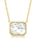 Crislu Jewelry Crislu Classic Rosecut Necklace Gold