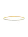 Crislu Jewelry CRISLU Flex Tennis Bracelet Finished in 18KT Gold