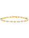 Crislu Jewelry Crislu Lavish Cubic Zirconia Tennis Bracelet Finished in 18kt Gold