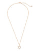 Crislu Jewelry Crislu Motif Star of David Pendant Necklace finished in 18kt Rose Gold