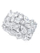 Crislu Jewelry CRISLU Multi Cluster Eternity Ring - Size 6