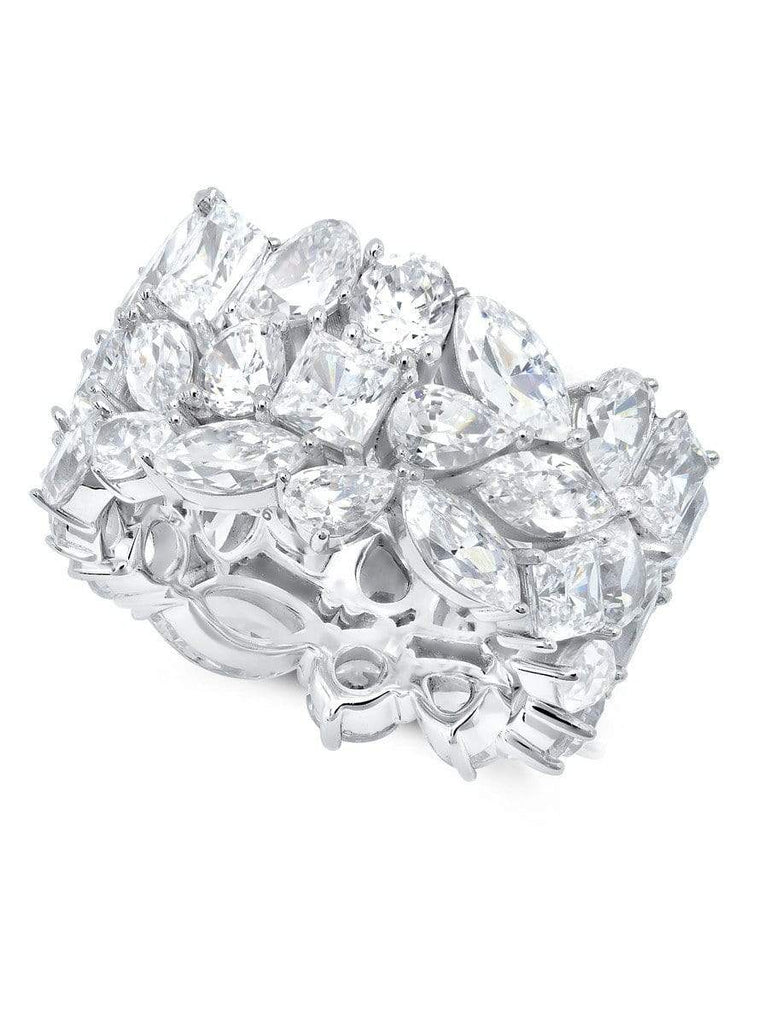 Cluster on sale eternity ring