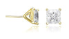 Crislu Jewelry Crislu Princess Cut Earrings Gold 4.0 kt