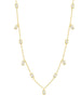 Crislu Jewelry Crislu Prism Baguette 16" Necklace finished in 18KT Gold