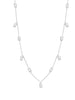 Crislu Jewelry Crislu Prism Baguette 16" Necklace finished in Pure Platinum