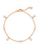 Crislu Jewelry Crislu Prism Baguette Bracelet finished in 18KT Rose Gold