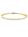 Crislu Jewelry Crislu Prism II Cubic Zirconia Bracelet Bangle Finished in 18kt Gold