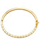 Crislu Jewelry Crislu Prism II Cubic Zirconia Bracelet Bangle Finished in 18kt Gold